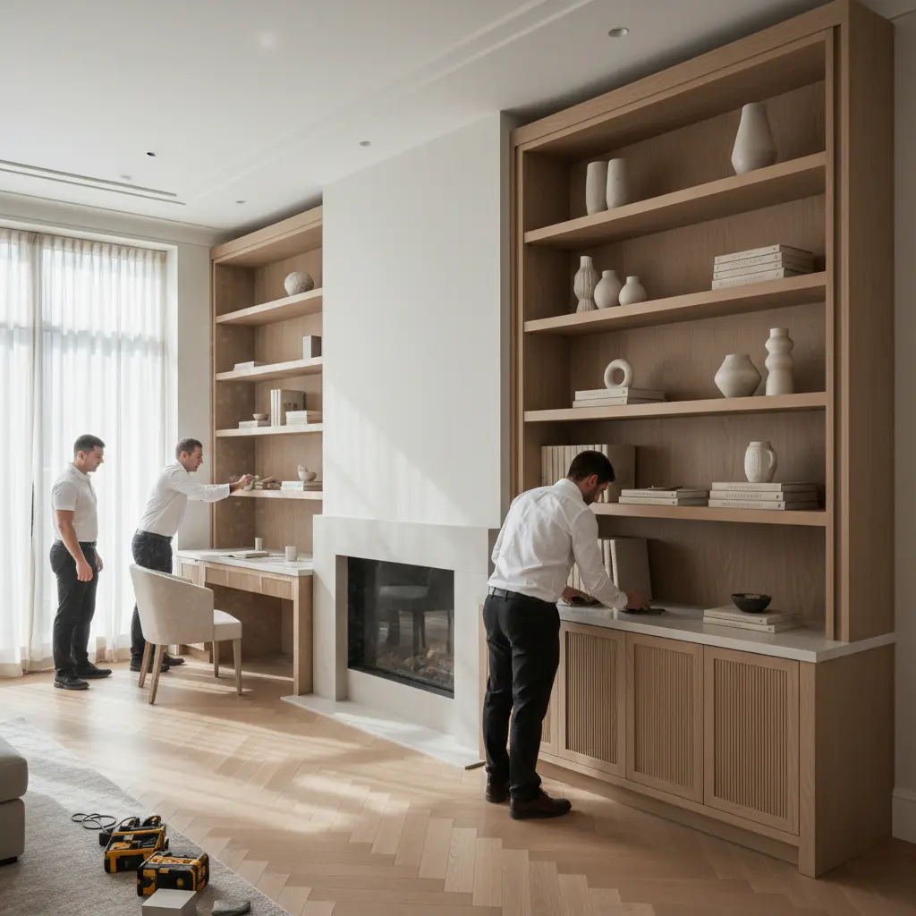 Custom millwork installation